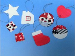 牛乳パックを使った クリスマスブーツ 製作