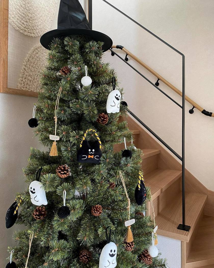 Amazon.co.jp: 5フィート ブラックライト 人工ハロウィンクリスマスツリー タイマー付き DIY LEDオーナメント 電池式ポップアップティンセル ハロウィンクリスマスツリー ラウンドスパンコール付き 屋内 屋外 ホームパーティー用 : Toys & Games