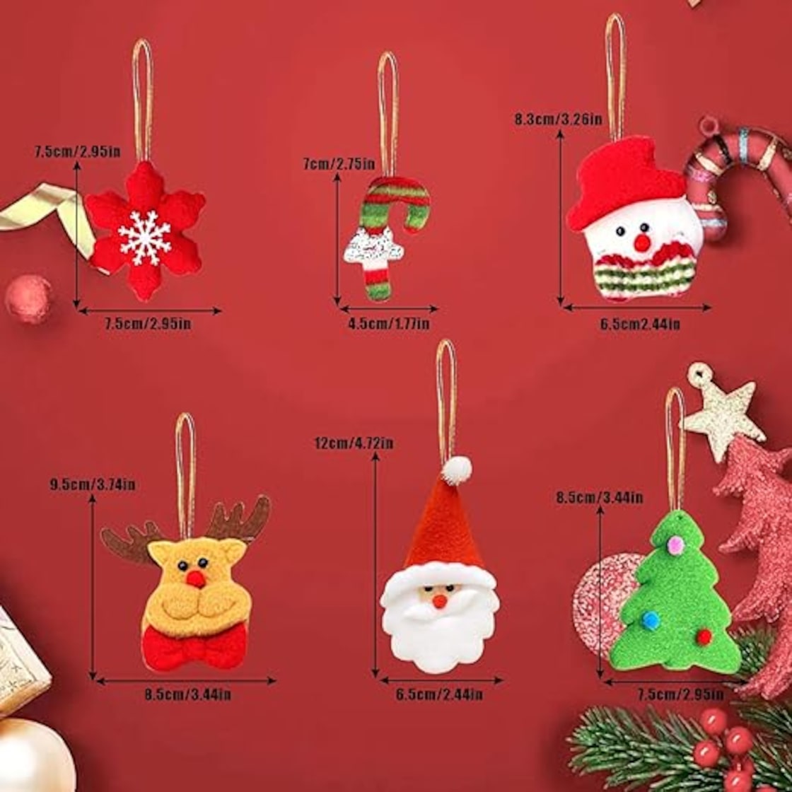 クリスマスツリーセット フェルト収納袋・フェルトオーナメント付き グレー - 姫路市 雑貨店 PORTUS