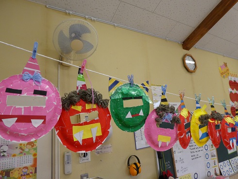 あんずA組 鬼のお面制作椎の実子供の家