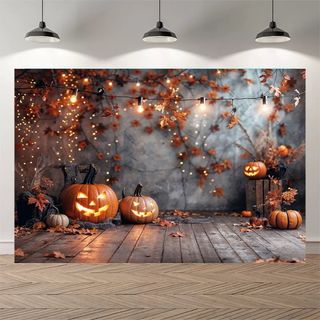 タペストリー ハロウィン おしゃれ プレゼント インテリア 装飾 壁飾り 厚手 75×100ジャック・オー・ランタン Sサイズ七色良品