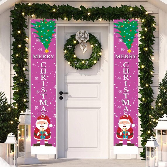 冬の玄関ポーチ