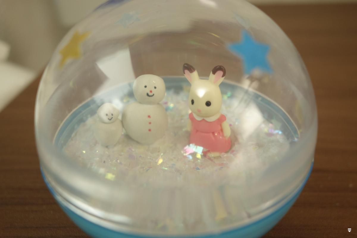 空きカプセル クリスマス製作TikTok