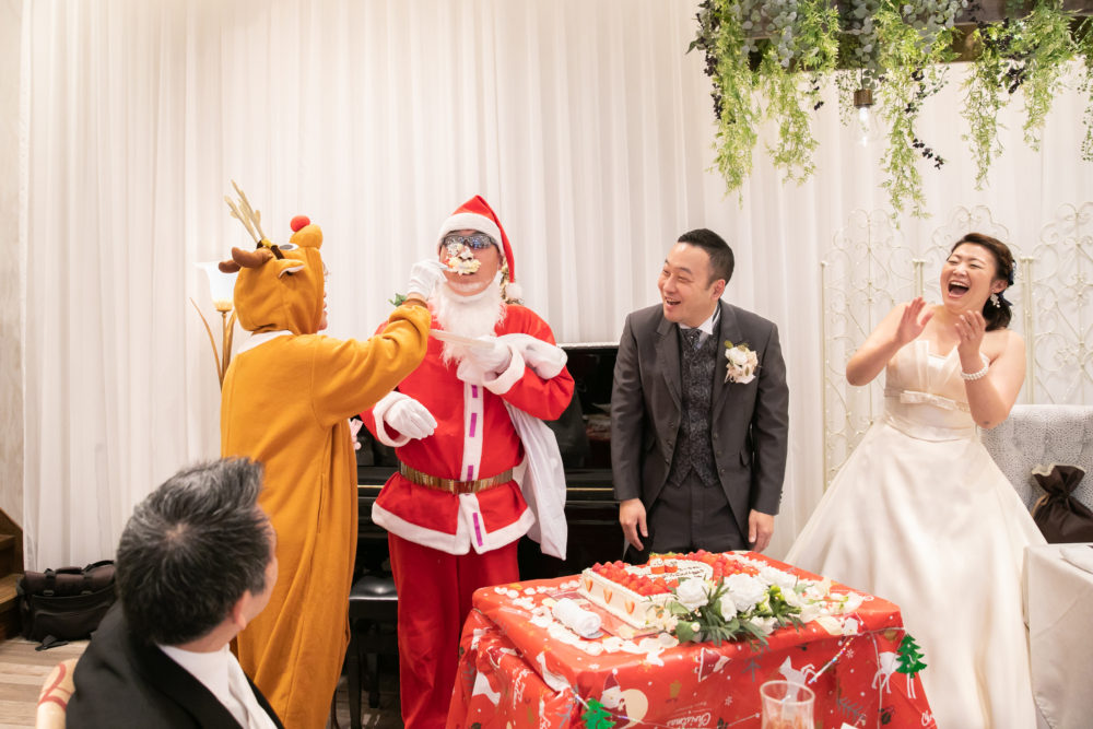 結婚式レポートin鹿児島県 皆の笑顔に包まれた人生一のクリスマスでしたゼクシィ