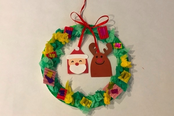 紙皿を折って作る♪クリスマスツリーの作り方 保育製作事例ほいくびより