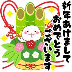 2025年の年賀状じまい 蛇と花の和風デザインと挨拶文付き：イラスト無料