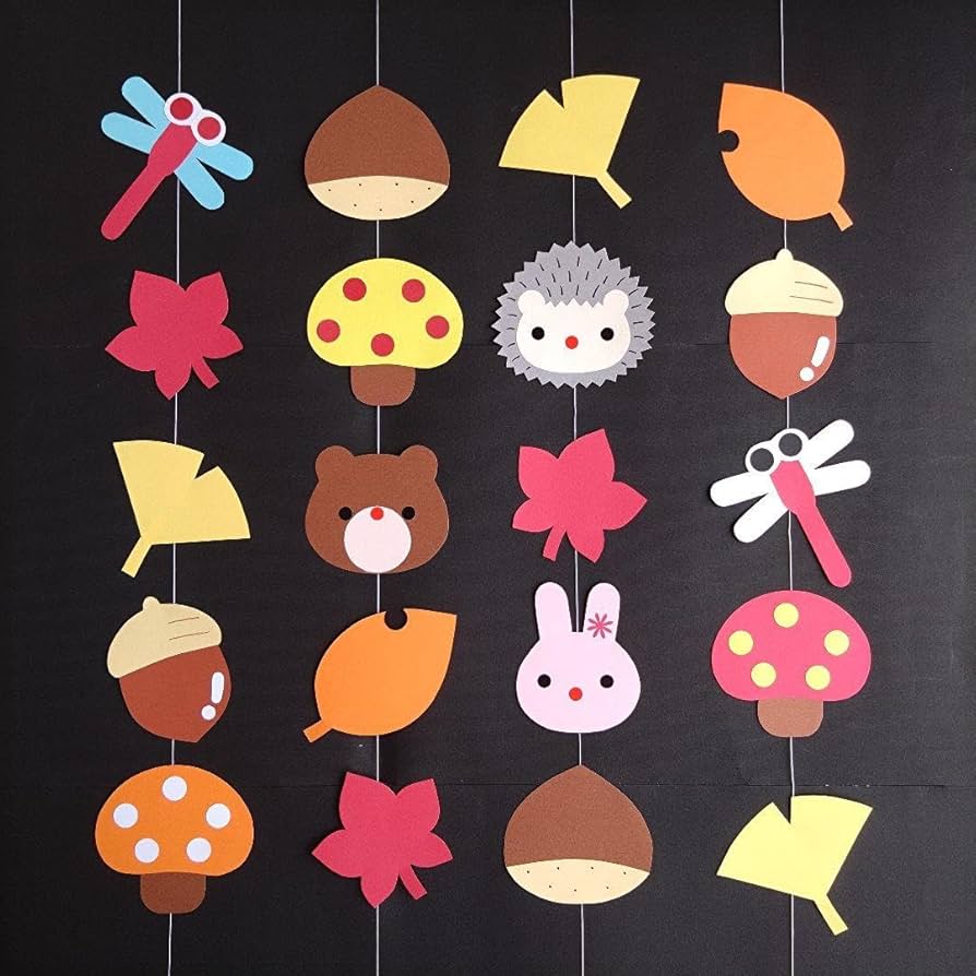 秋の装飾 秋のもみじスダレ装飾 H60×W88cm～秋のグッズ・装飾 イベントグッズ・イベント用品