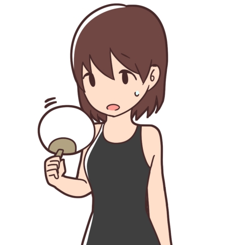 うちわであおぐ男性の写真素材21432709- PIXTA