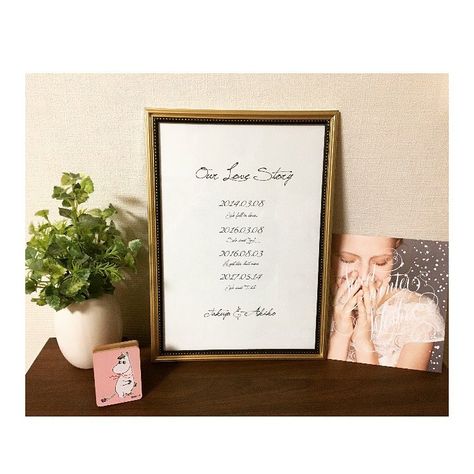 楽天市場 ウェディング ウェルカムボード ラブストーリーボード A3サイズ結婚式 ブライダル ウエルカムボード: アナザークルーウェディング