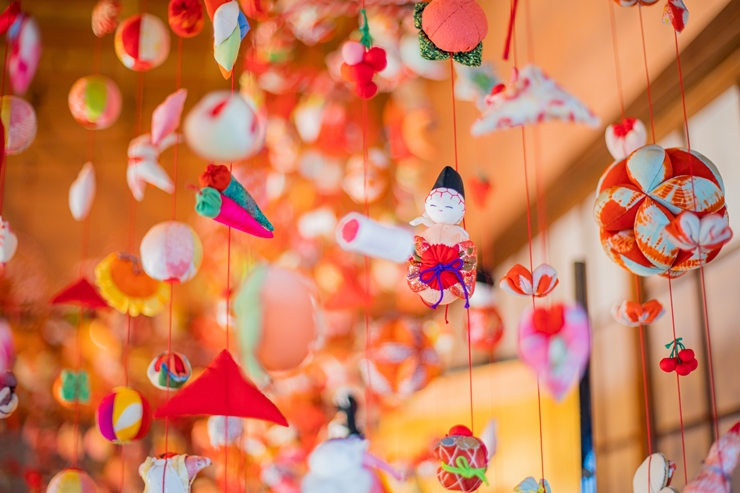 折り紙で春・ひなまつりの つるし飾り創作折り紙 カミキィ