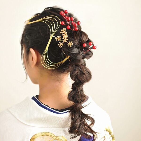 成人式髪飾り 水引アレンジ の通販 by ばばこ's shopラクマ