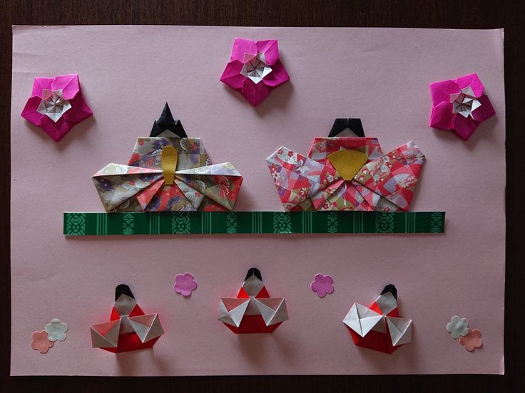 ひなまつり創作折り紙 カミキィ