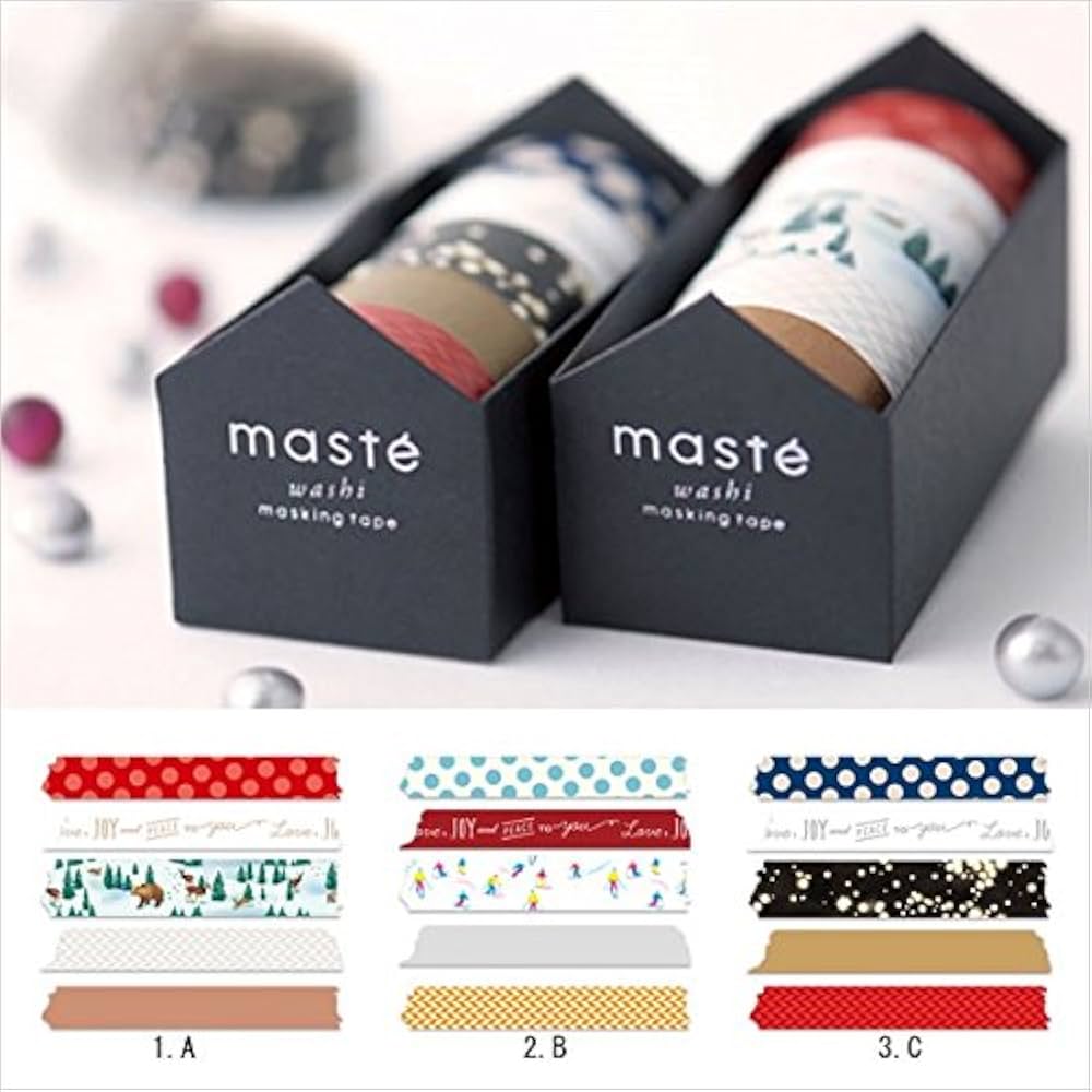 マークス クリスマス マスキングテープ 5個セット マークス クリスマス マスキングテープ 5個セット