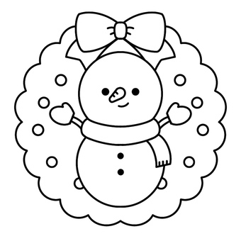 クリスマスツリーとトナカイ高齢者用大人の塗り絵無料プリントぬり絵の力