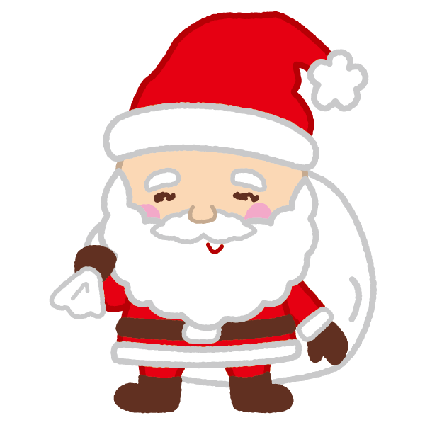 サンタクロースのイラストをかわいい＆簡単に手書き！正面の顔の描き方を紹介ぴのとお絵描き