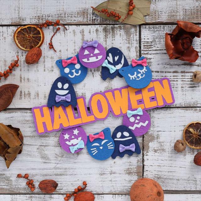 ビーズキット 『ハロウィンフラワーリース かぼちゃ BK-124』 HOBBIX 京都・西陣 ホビックス – Yuzawaya