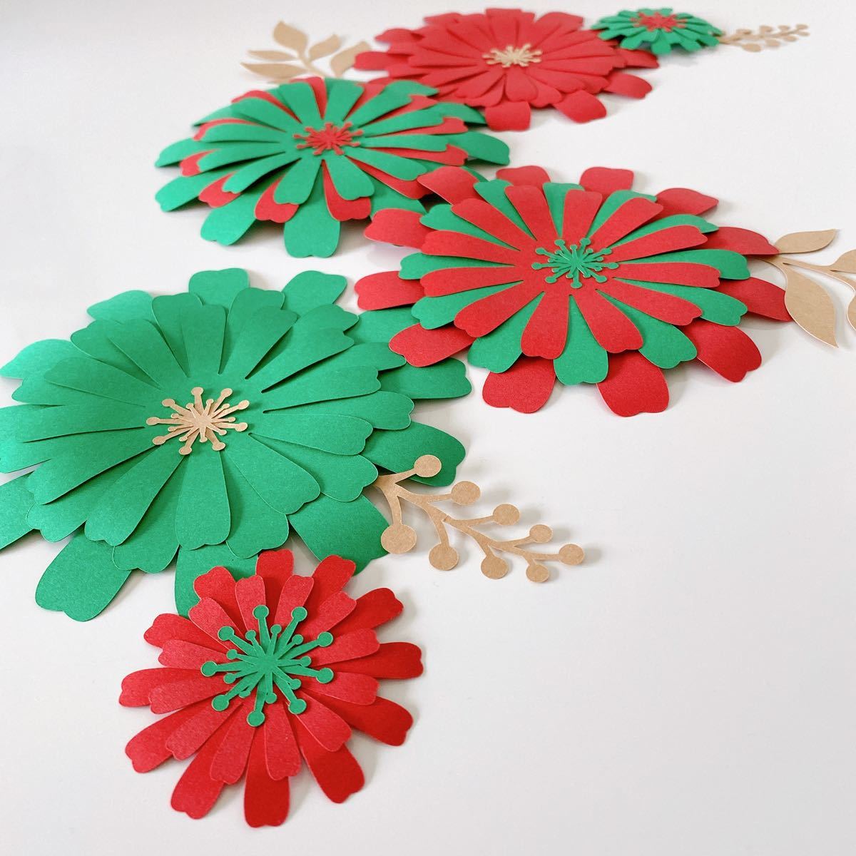 クリスマス直前準備手作りガーランド無料テンプレートARCH DAYS