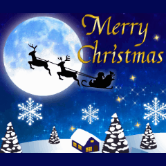 Ｘ用フリー素材クリスマス うごイラ