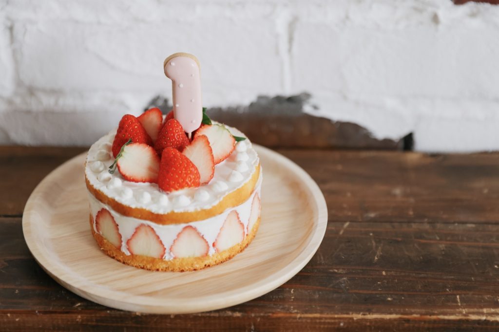 1歳 簡単バースデーケーキ