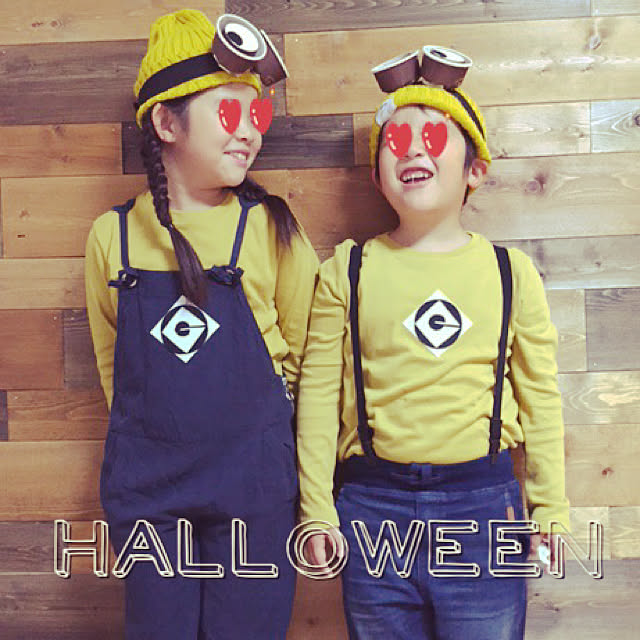 ハロウィン仮装ミニオン帽子ハンドメイド