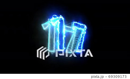 カウントダウン 数字 秒読み 20秒の動画素材・映像 - PIXTA