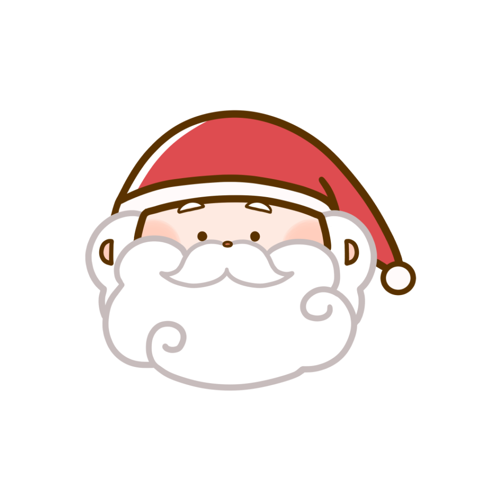 そりで飛んでいるサンタクロースの衣装でかわいい女の子ハッピーメリークリスマスイラストPremiumベクトル素材