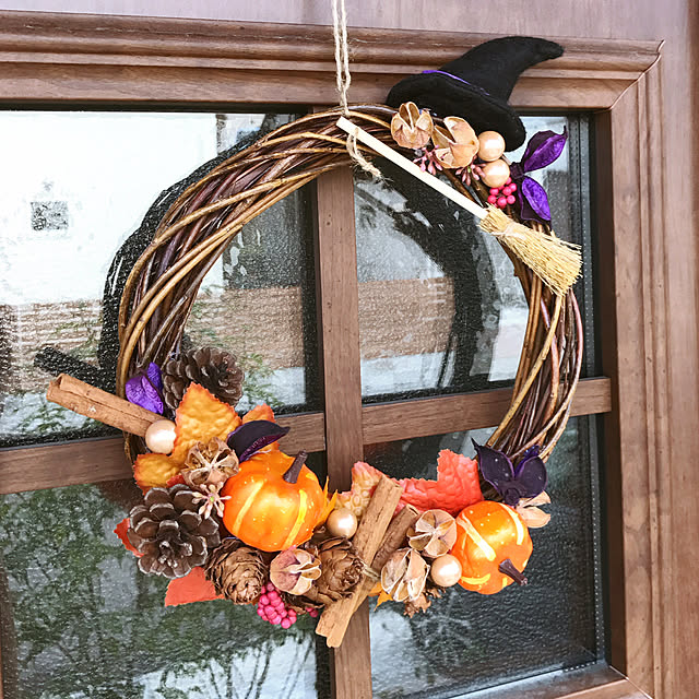 Qoo10ハロウィンリース リース 約45cm 玄