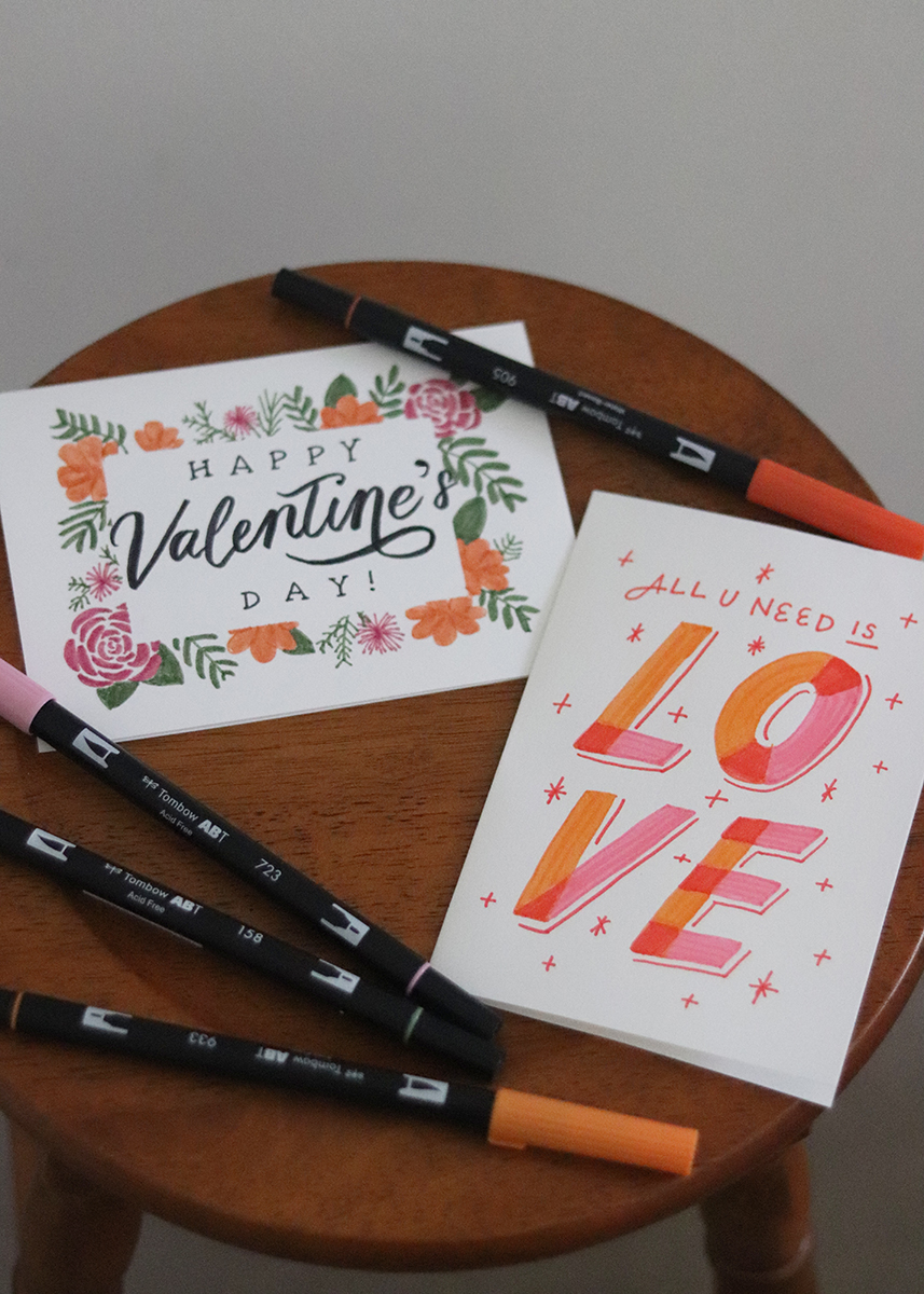 今日は クォン興紙ラオスバレンタイン手作りカード ハッピーバレンタインを × - ショップ aujourd-hui はがき・メッセージカード -Pinkoi