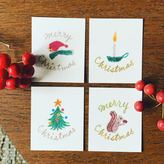簡単可愛い クリスマスカードの作り方３選