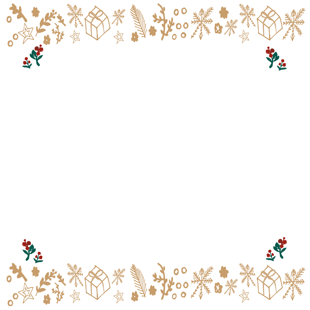 いろいろなクリスマスのライン素材かわいいフリー素材集 いらすとや