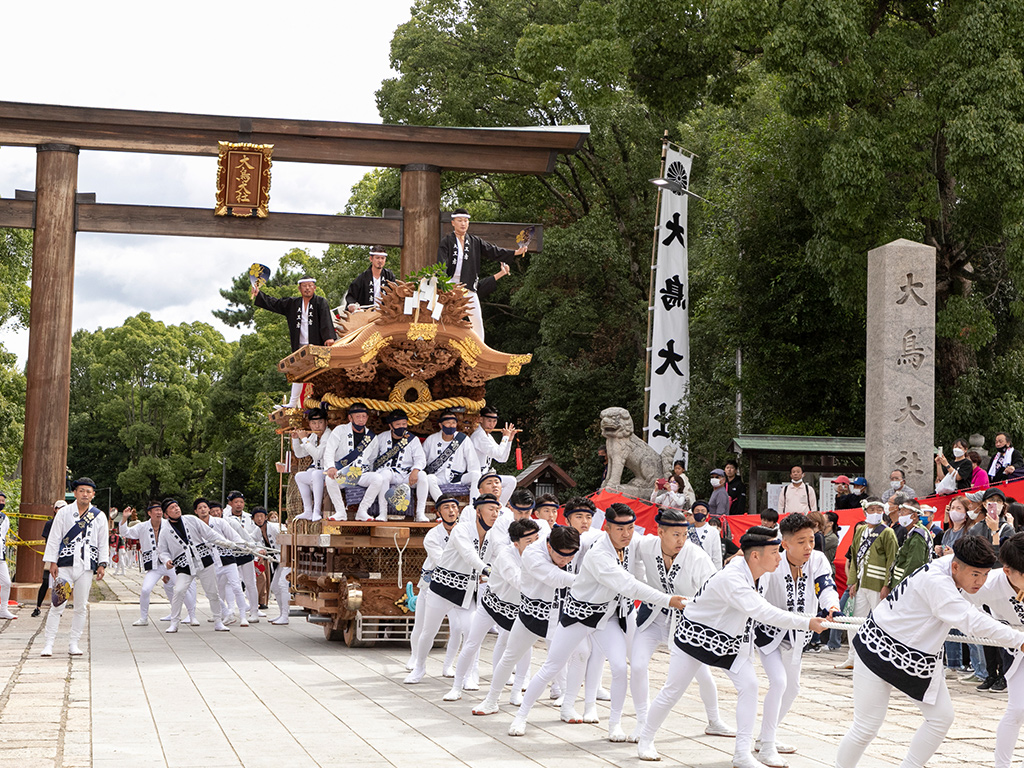 だんじり祭り 河南町