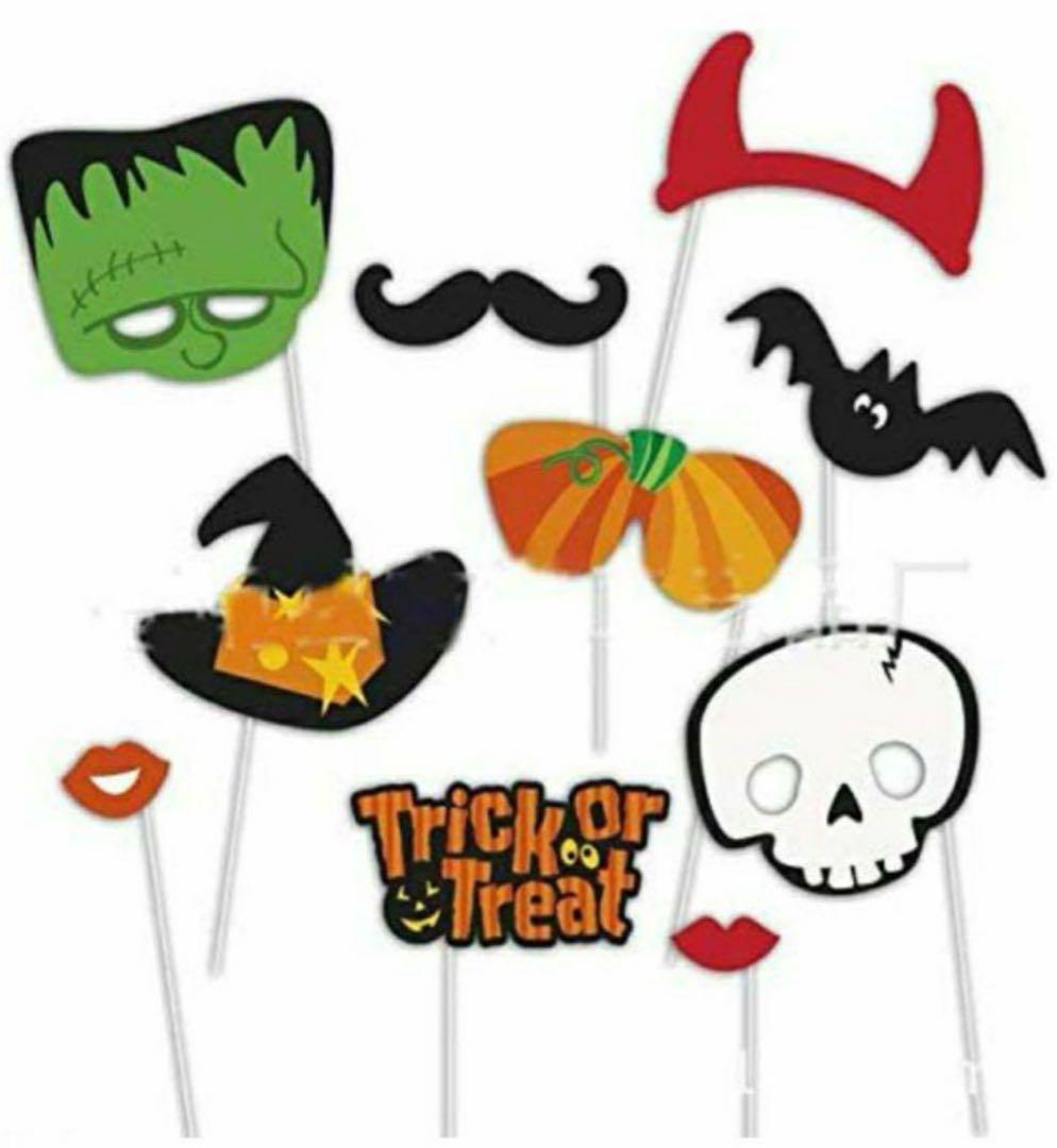 簡単！ ハロウィンフォトプロップス つくってみた無料ダウンロード素材配布toiro goodies