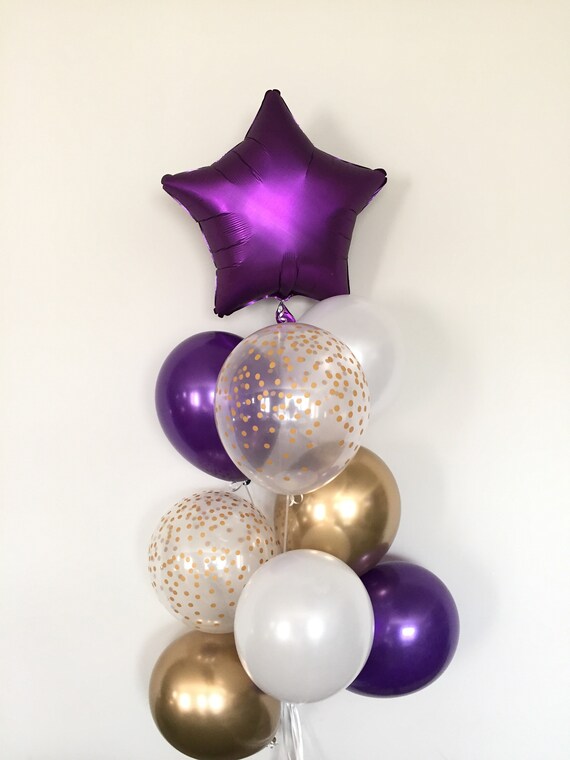 Amazonパープル 誕生日 数字 バルーン 1PCS 紫い むらさき ナンバー バルーン 4 ハッピーバースデー バルーン 4歳 誕生日 数字バルーン 32インチ 約80cm アルミ風船 結婚式 記念日 お祝い風船・バルーンおもちゃ