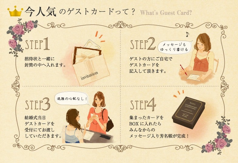 ゲストカード選べるイラスト結婚式の感染対策に - HAPILYminne byGMOペパボ 国内最大級のハンドメイド・手作り通販サイト