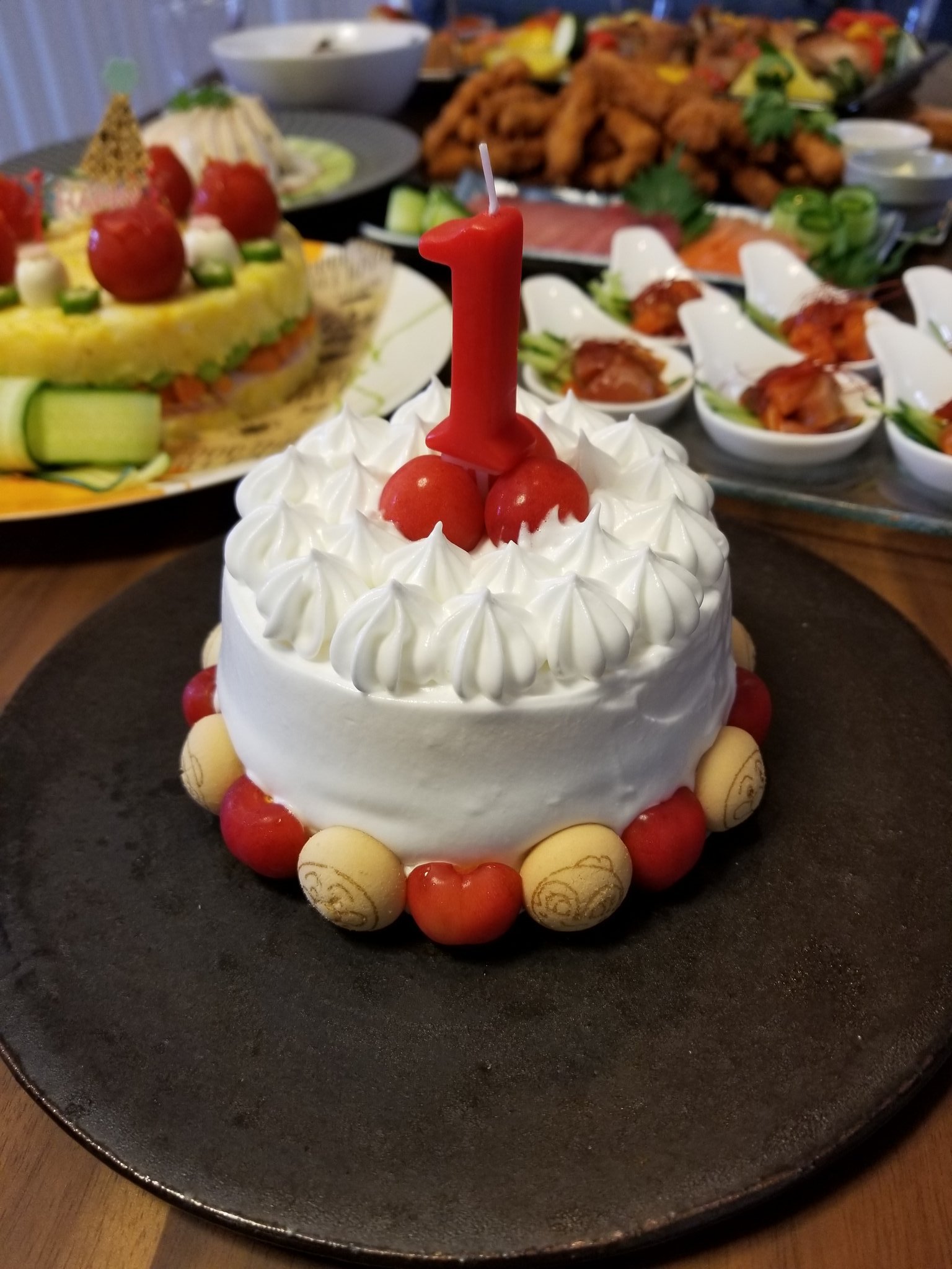 生ハムのポテトサラダケーキ