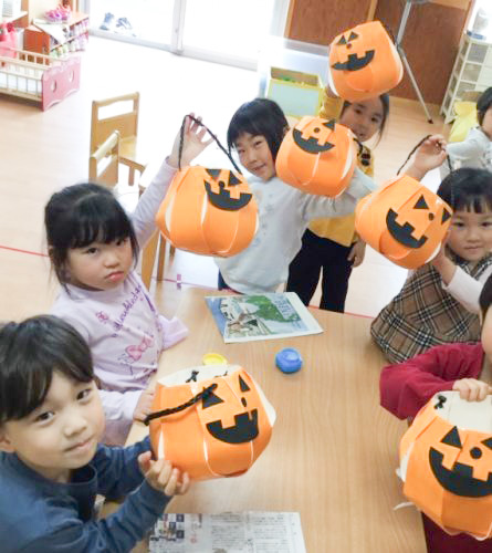 ハロウィン制作京都きらら幼稚園