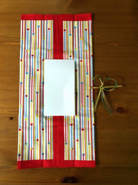 手ぬぐいで手作り！ご祝儀袋 ハンドメイド走れテツコ