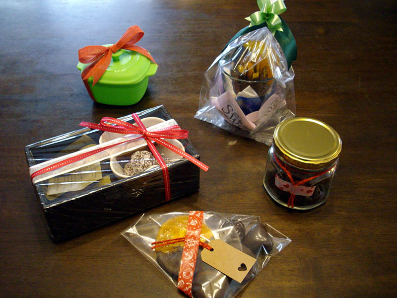 袋が汚れないようにラッピングする方法 バレンタイン＊ラッピング長田知恵 つき 料理研究家