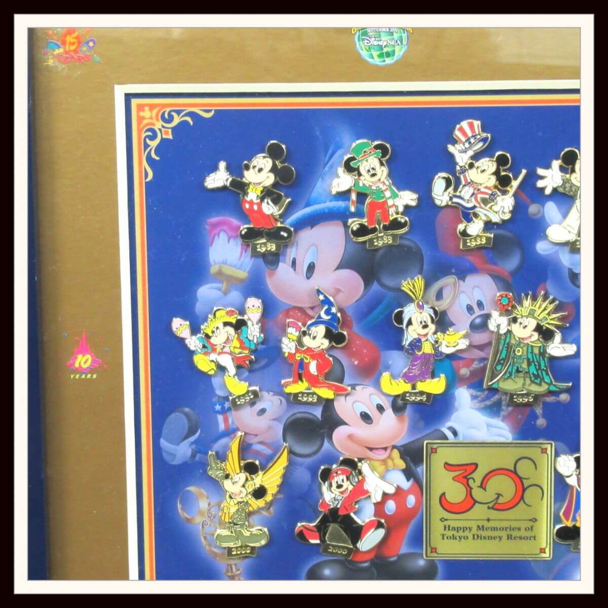 ディズニーシー20周年 歴代ミッキーぬいぐるみ グランドオープン＆10周年