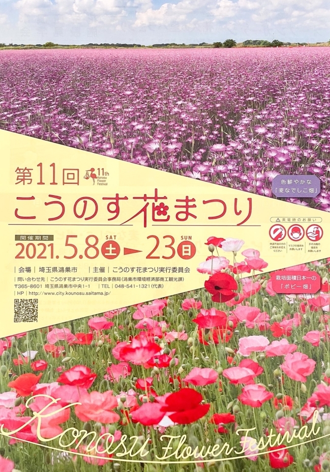 日本一のポピー畑！埼玉県、鴻巣はなまつりにポピーの撮影に行ってきました