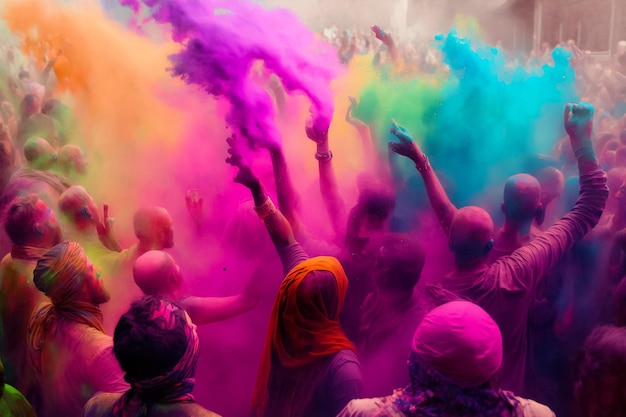 インドフェス ホーリー祭について🌸🎨, 📌 ホーリー祭とは？,ホーリー祭は、インドで春の訪れを祝う伝統的なお祭りで、「色彩の祭り」として世界中で知られています。人々がカラフルな粉 グラブ を掛け合い、音楽やダンスと共に盛り上がる、エネルギッシュで楽しいお祭りです！✨,📢 インドフェス ホーリー祭 開催！, 🗓 日程：3月22日 土 ・23日 日 , ⏰ 時間：15:00～16:00, 📍