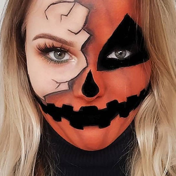 困ったらこれにしちゃお！『アイライナー』だけで簡単に作れるお手軽ハロウィンメイク