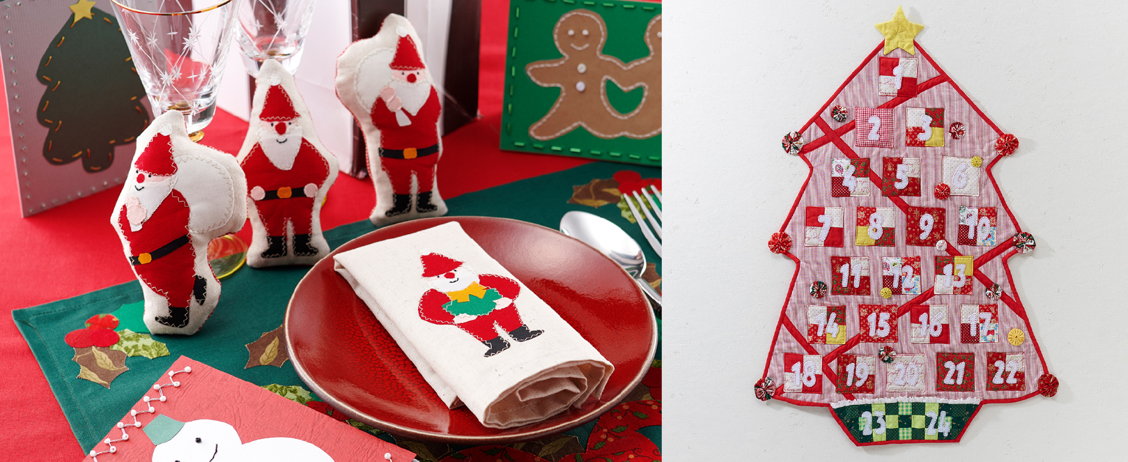 無料型紙 ハギレで簡単！靴下＆巾着袋クリスマスオーナメントの作り方nunocoto fabric