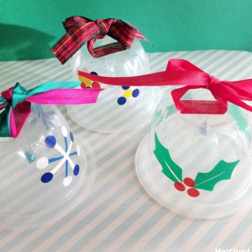 クリスマス 縫わない！フェルトで手作りクリスマスオーナメント 100均DIY felt Christmas Xmas