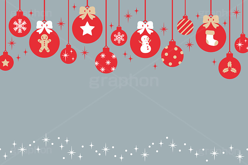 クリスマスカードグラフォン無料素材