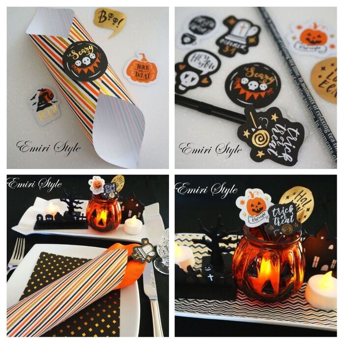 今年もぜ～んぶ100円！セリアでハロウィンテーブルコーディネート！！サンキュ