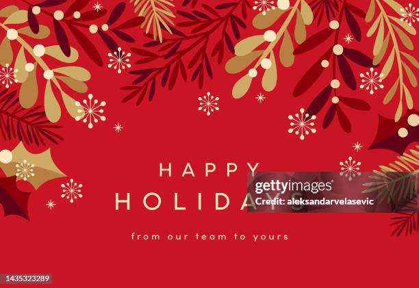 プレゼントを運ぶサンタクリスマスカードテンプレート - ポストカード・イラスト素材サイト イラストareiraPostcard template