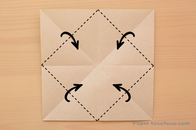 折り紙 クリスマスリースの作り方 トカゲ付き mama life blog