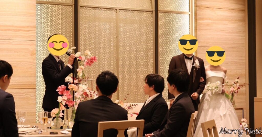 楽しい挨拶で盛り上がる結婚式の乾杯