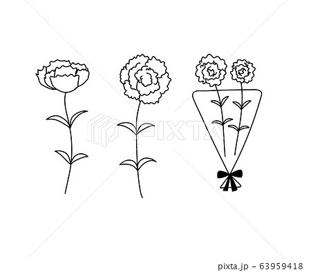 母の日の手描きイラスト特集